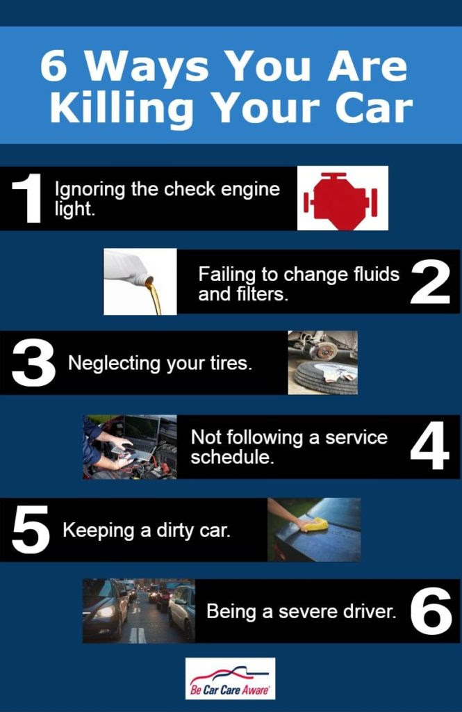 6 Ways You Are Killing Your Car!